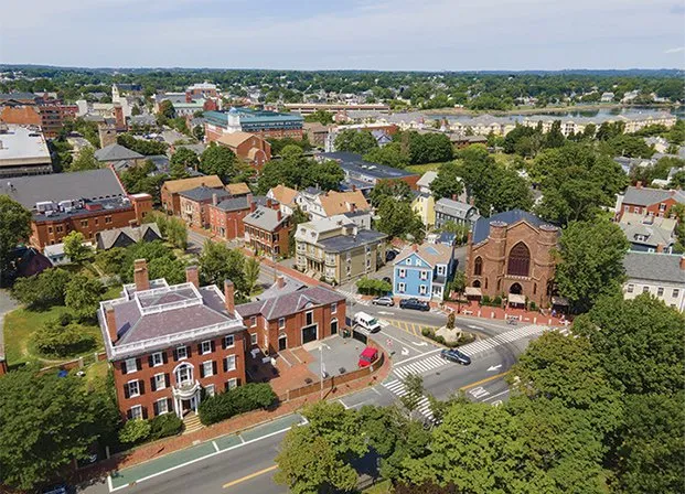 photo of Salem from overhead